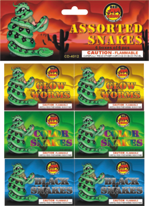 Assorted Pack of Snakes