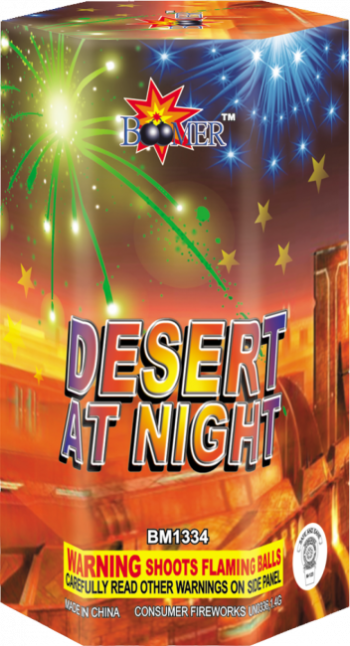 Desert At Night Firework